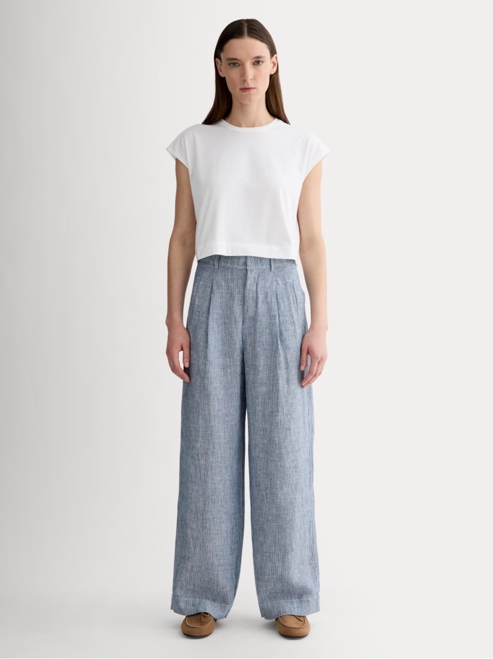 Everlane The Linen Way High Drape Pants